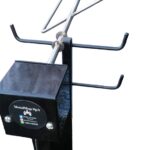 Asador con doble pinchos