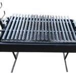 Parrilla enlozada mas fogón