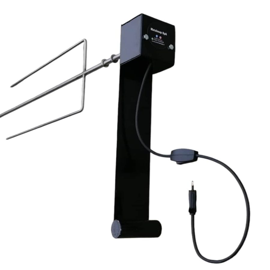 Asador inoxidable con motor de capacidad 30 kilos